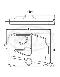 Set filtre hidraulice cutie e viteze automata