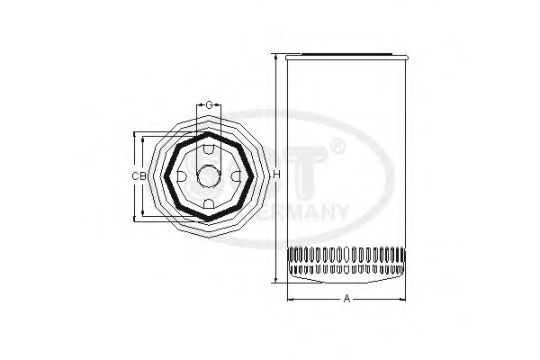 Filtru hidraulic, sistem reglare a nivelului susp.