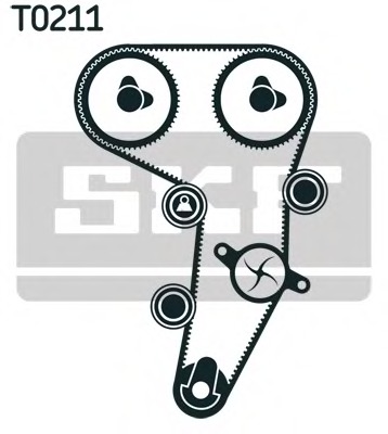 Set pompa apa + curea dintata vkmc01255-1