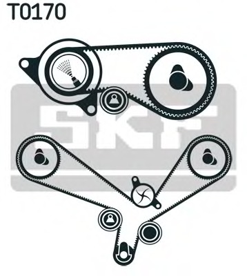 Set pompa apa + curea dintata vkmc01952-1