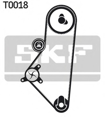Set pompa apa + curea dintata vkmc03201-1