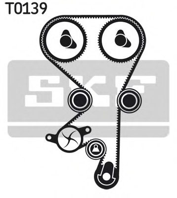Set pompa apa + curea dintata vkmc05156-3