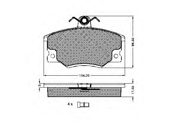 Placute frana