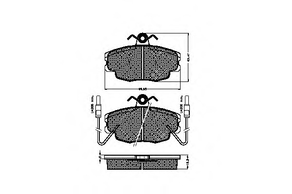 Placute frana