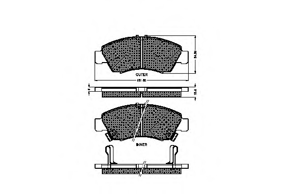 Placute frana