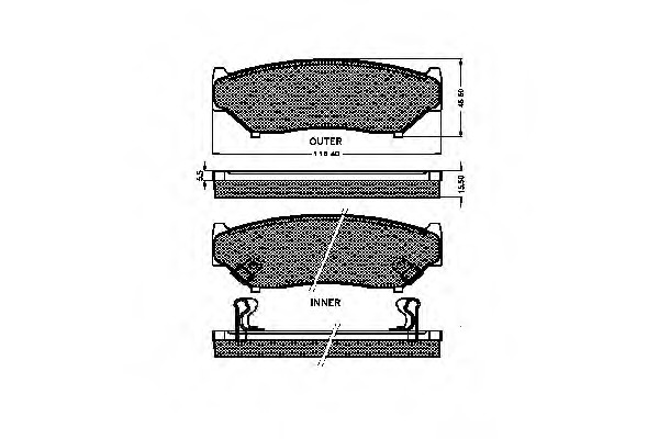 Placute frana