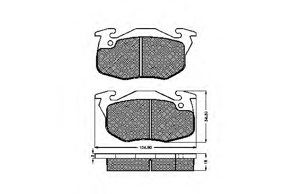 Placute frana
