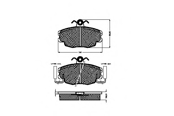 Placute frana
