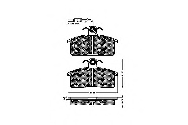 Placute frana