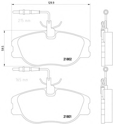 Set frana frana disc