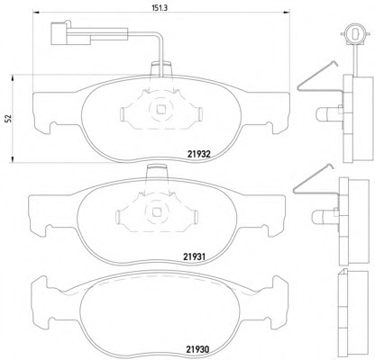 Set frana frana disc
