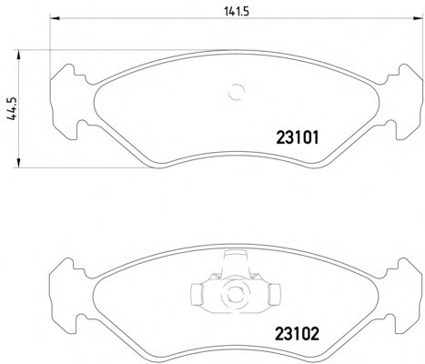 Set frana frana disc