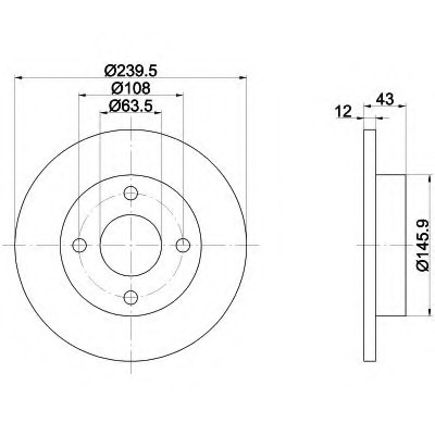 Set frana frana disc