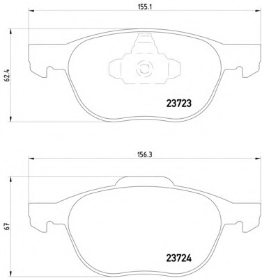 Set frana frana disc
