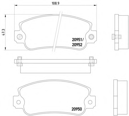 Set frana frana disc