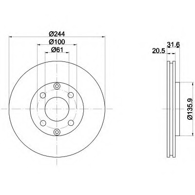 Set frana frana disc