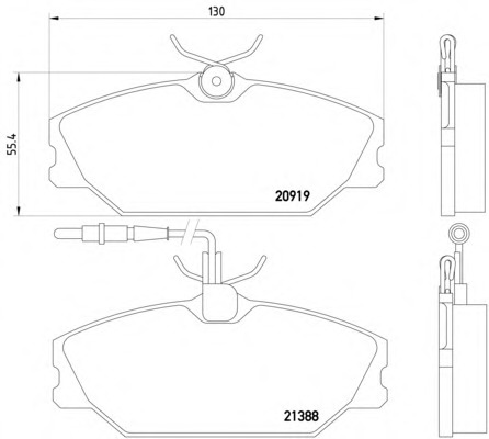Set frana frana disc
