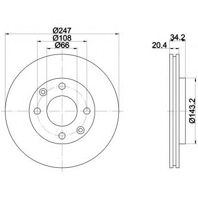 Set frana frana disc