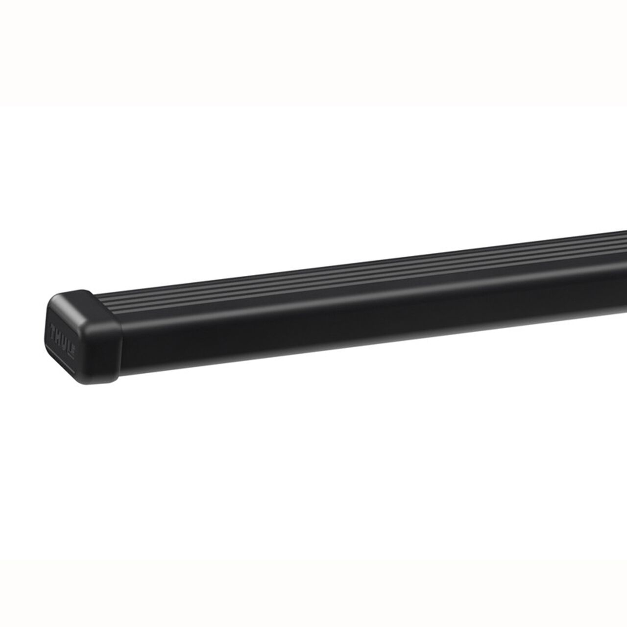 Set 2 bare transversale din otel square bar evo 118 712200, profil patrat, invelis din plastic, culoare negru, lungime 118 cm, incarcare max 100 kg