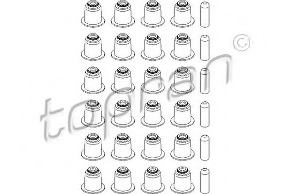 Set garnituri ax supape