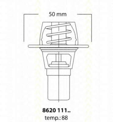 Termostat lichid racire