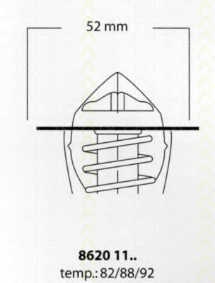 Termostat lichid racire