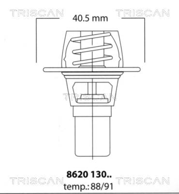 Termostat lichid racire