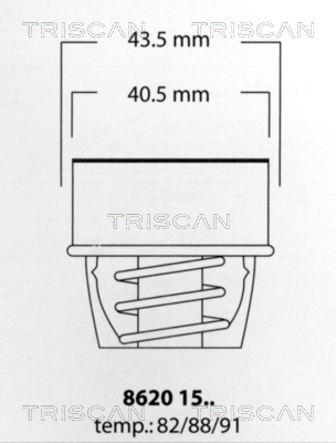 Termostat lichid racire