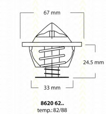 Termostat lichid racire
