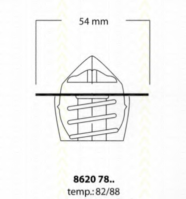 Termostat lichid racire