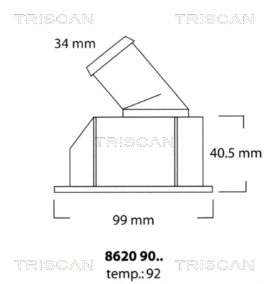 Termostat lichid racire