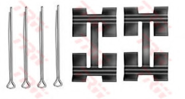 Set accesorii placute frana
