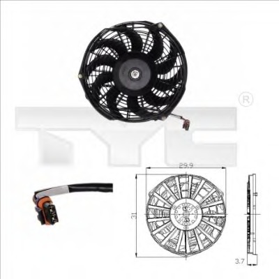 Ventilator radiator
