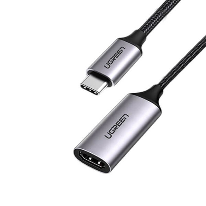 Adaptor , usb tip c la hdmi, 3840 x 2160, 60 hz, conectori auriti, negru