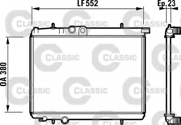 Radiator racire motor