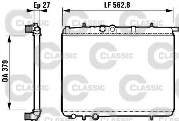 Radiator racire motor