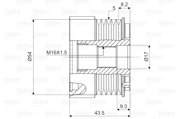 Fulie alternator