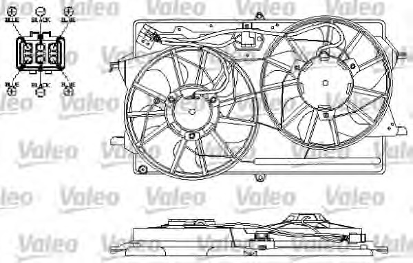 Motor electric ventilator