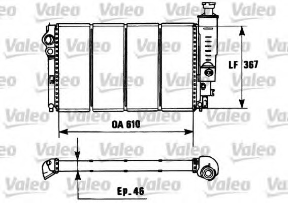 Radiator racire motor