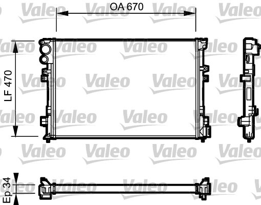 Radiator racire motor
