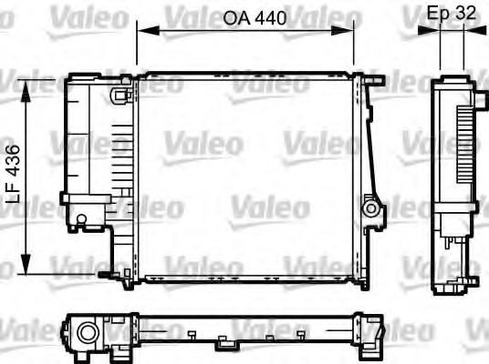 Radiator racire motor