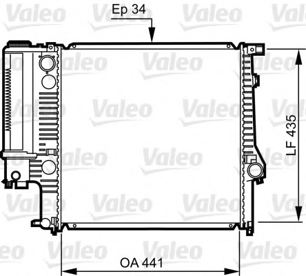Radiator racire motor
