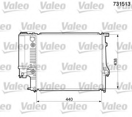 Radiator racire motor