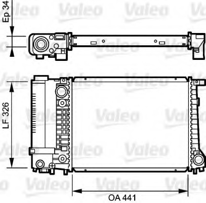 Radiator racire motor