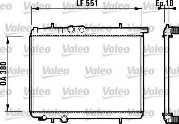Radiator racire motor