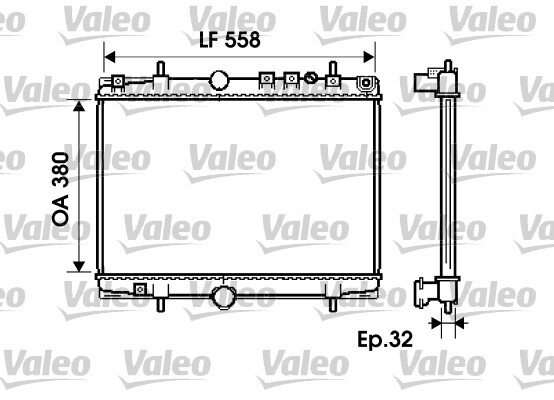 Radiator racire motor