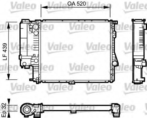 Radiator racire motor