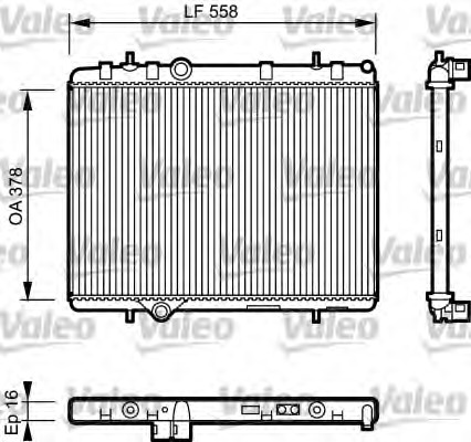 Radiator racire motor
