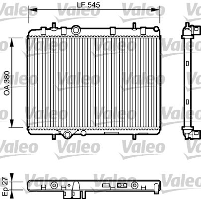 Radiator racire motor