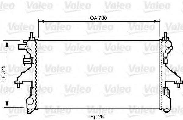 Radiator racire motor